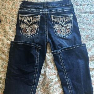 Women's Boot Cut Jeans - Dark Blue